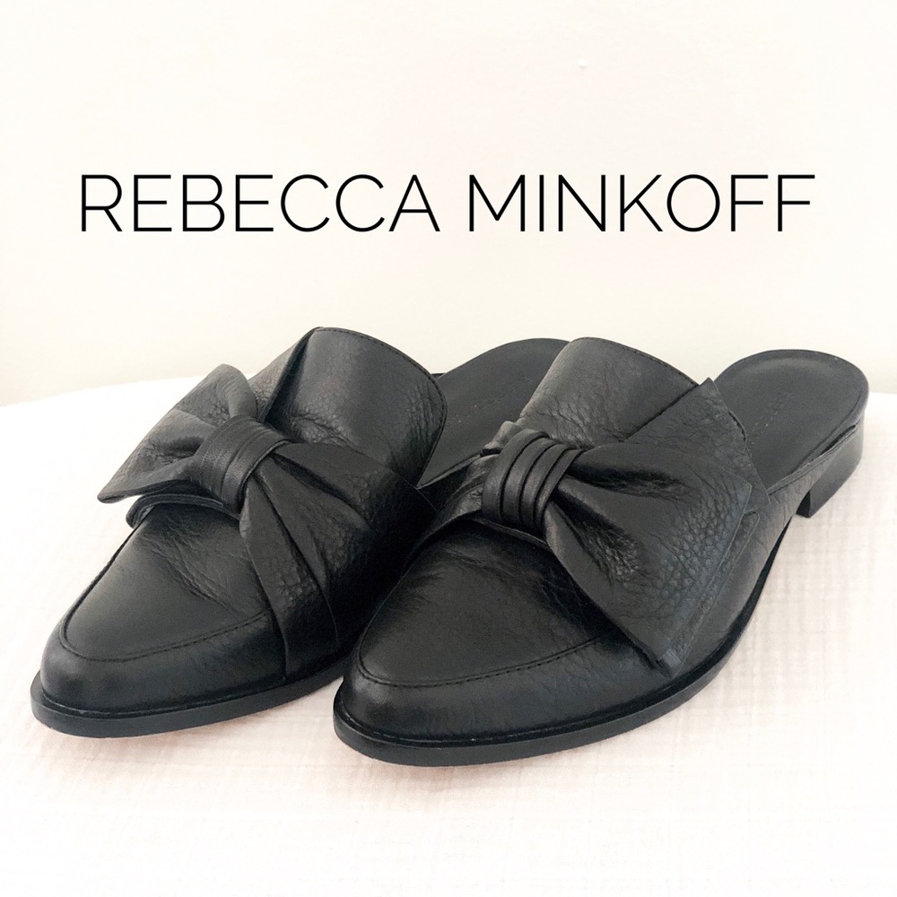 REBECCA MINKOFF Leather Mules